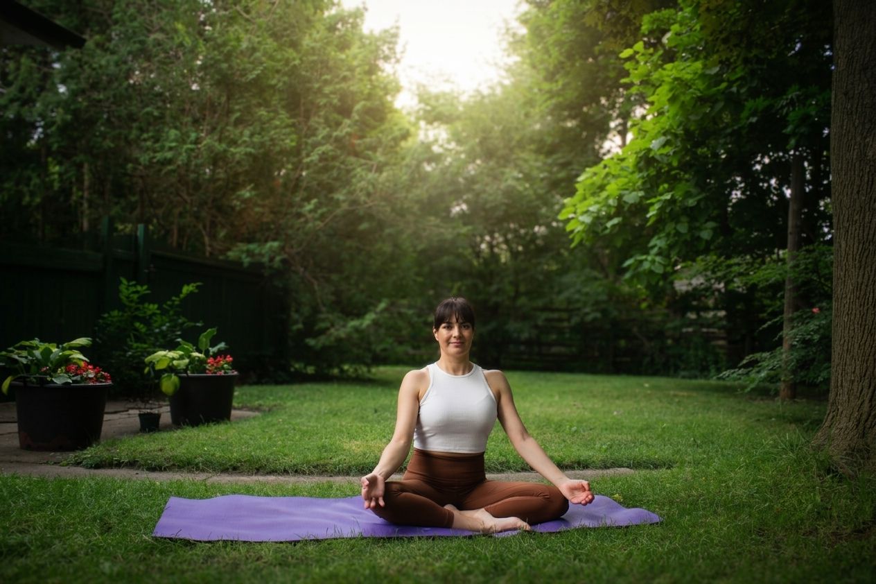 Yuriria Carrillo, instructora de yoga